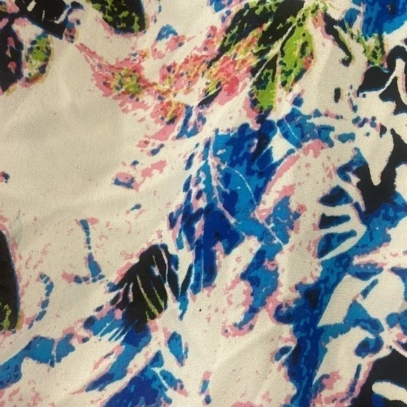 Colourful Abstract Button Up Shirt - Picture 7 of 12